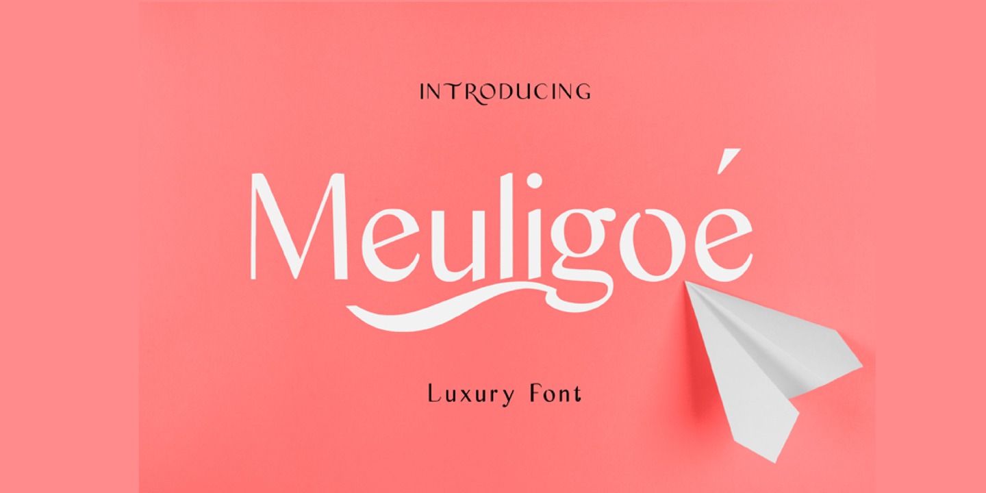 Пример шрифта Meuligoe
